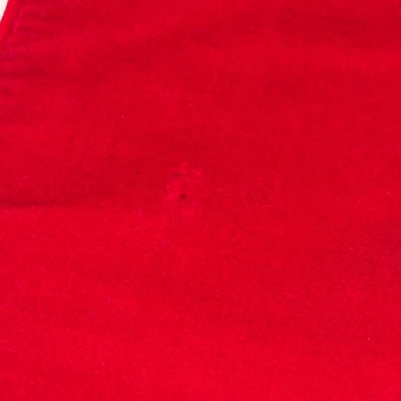 VTG Hand Made Needlepoint Christmas Stocking Child Waiting for Santa Reindeer - Picture 6 of 8